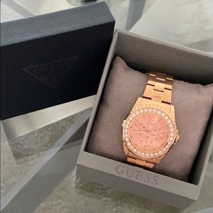 NIB Rose Gold GUESS Watch